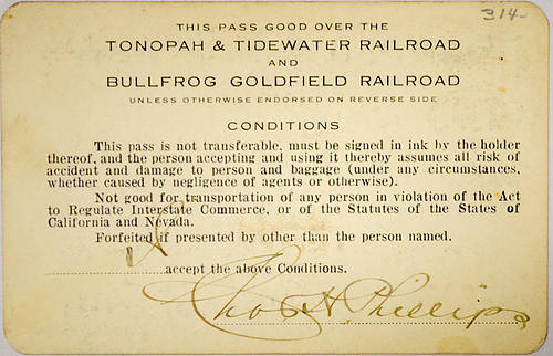 TONOPAH & TIDEWATER CO