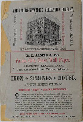 COLORADO OFFICIAL RAILWAY & HOTEL GAZETTE