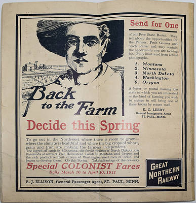 GREAT NORTHERN RY TIME TABLE