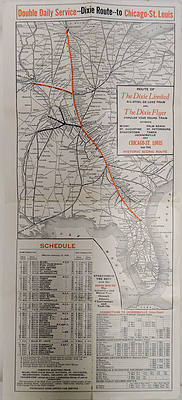 NASHVILLE CHATTANOOGA & ST LOUIS RY TIME TABLE