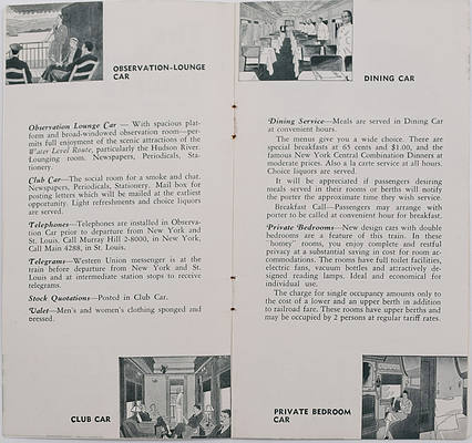 NEW YORK CENTRAL BROCHURE