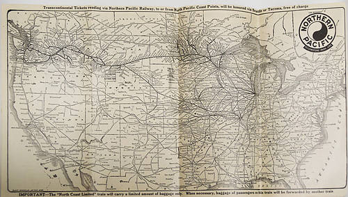 NORTHERN PACIFIC TIME TABLE