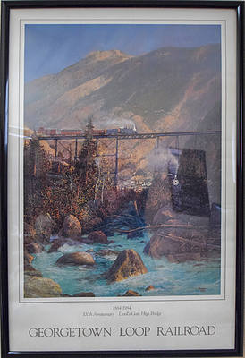GEORGETOWN LOOP RAILROAD POSTER