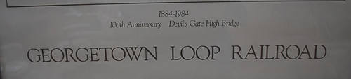 GEORGETOWN LOOP RAILROAD POSTER