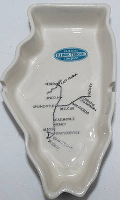 ILLINOIS TERMINAL RAILROAD ASHTRAY