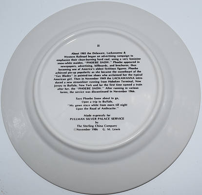 LACKAWANNA RAILROAD PLATE