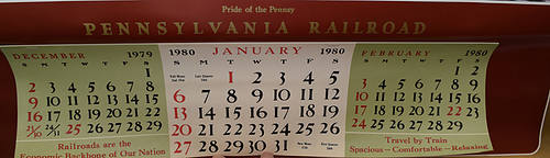 PRR CALENDAR
