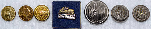 D&RG/D&RGW SERVICE PINS