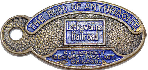 LACKAWANNA RR WATCH FOBS
