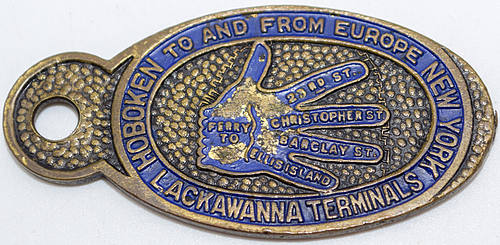 LACKAWANNA RR WATCH FOBS