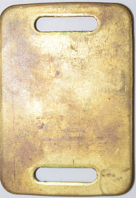 CORNWALL RR BAGGAGE TAG