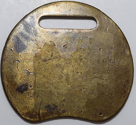 GENEVA ITHACA & SAYRE RR BAGGAGE TAG