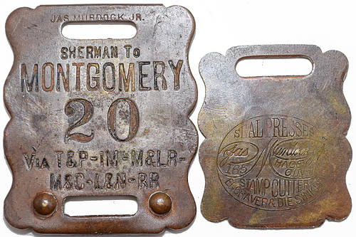 LOUISVILLE & NASHVILLE BAGGAGE TAG