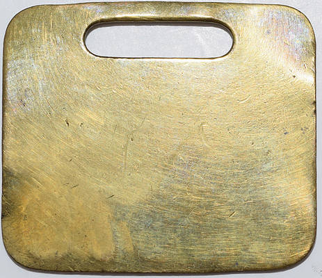 PHILADELPHIA & READING RR BAGGAGE TAG