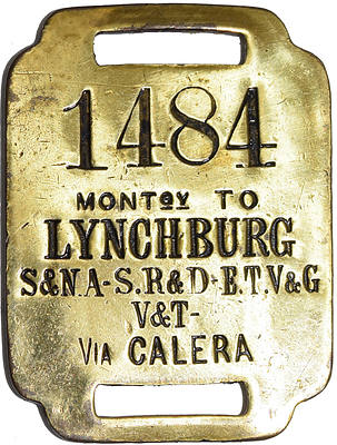 SOUTH & NORTH ALABAMA BAGGAGE TAG