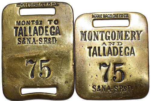 SOUTH & NORTH ALABAMA BAGGAGE TAG