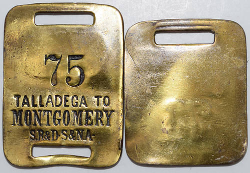 SOUTH & NORTH ALABAMA BAGGAGE TAG