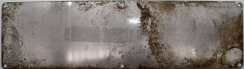COLORADO & SOUTHERN BUILDERS PLATE