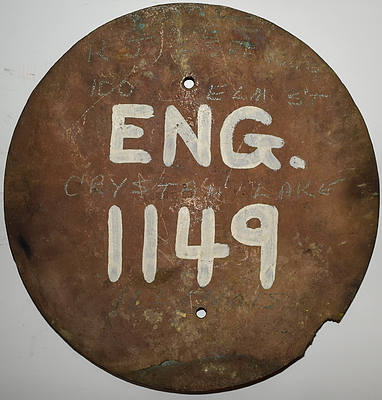 NORFOLK & WESTERN BUILDERS PLATE