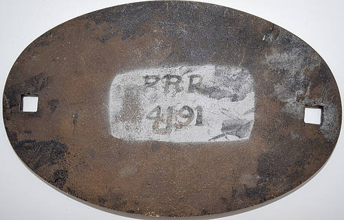 PENNSYLVANIA RR BUILDERS PLATE