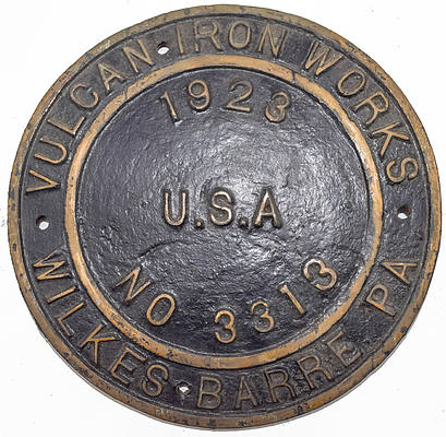 STURM & DILLARD BUILDERS PLATE