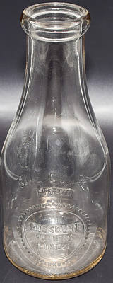 MISSOURI PACIFIC LINES MILK BOTTLE