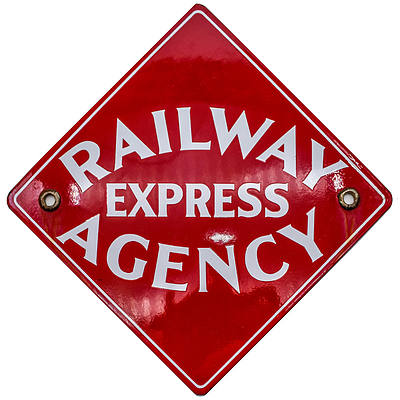 RAILWAY EXPRESS AGENCY SIGN