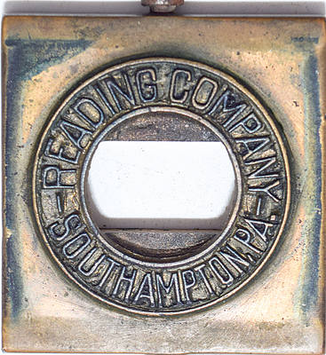 READING COMPANY DATER DIE
