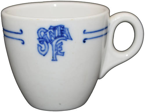 AT&SF BLEEDING BLUE DEMI CUP