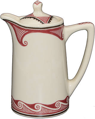 AT&SF MIMBRENO CHOCOLATE POT