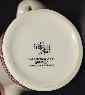 AT&SF MIMBRENO CHOCOLATE POT