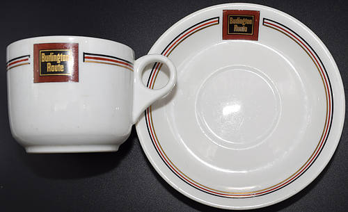 CB&Q ARISTOCRAT CUP & SAUCER