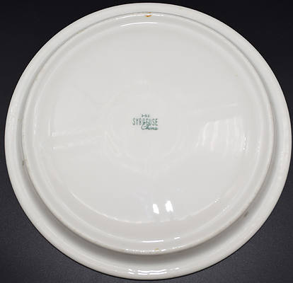 CB&Q VIOLETS & DAISIES DIVIDED PLATE