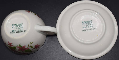 GN MOUNTAINS & FLOWERS COFFEE CUP & SAUCER