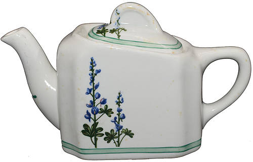 MKT BLUE BONNET TEAPOT