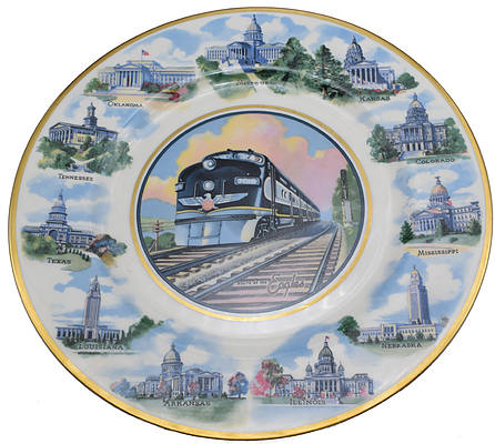 MP STATE CAPITOLS PLATE