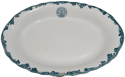 SP HARRIMAN BLUE PLATTER