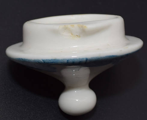 UP HARRIMAN BLUE CHOCOLATE POT