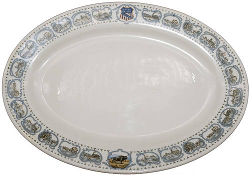 UP HISTORICAL PLATTER