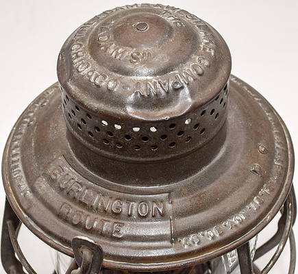 BURLINGTON ROUTE LANTERN