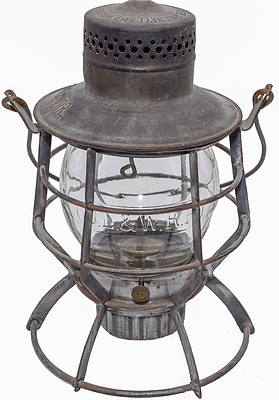 DL&W RR LANTERN