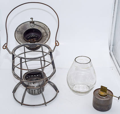 DL&W RR LANTERN
