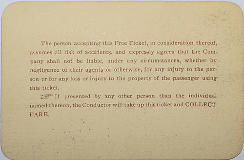 ATLANTIC CITY RAILROAD PASS