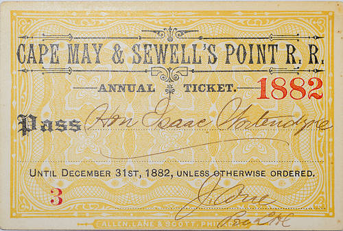CAPE MAY & SEWELL'S POINT RR PASS