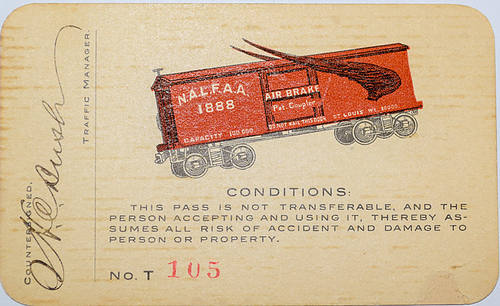 COLORADO MIDLAND RAILWAY COMPANY PASS