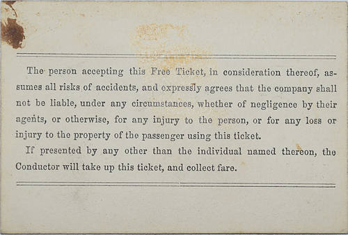 DAUPHIN & SUSQUEHANNA COMPANY PASS