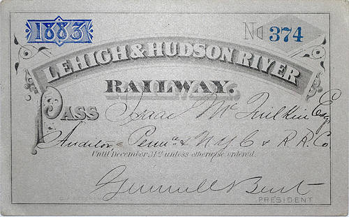 LEHIGH & HUDSON RIVER PASS