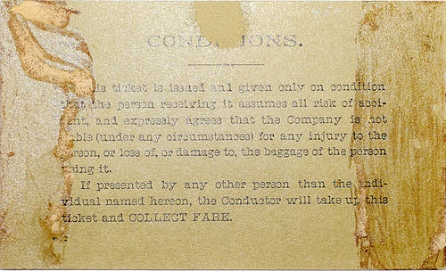 PHILADELPHIA NEWTOWN & NEW YORK RAILROAD CO. PASS