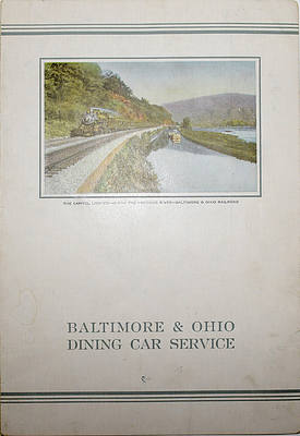 BALTIMORE & OHIO MENU