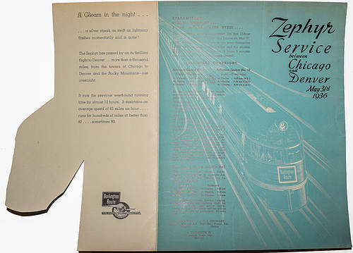 BURLINGTON ROUTE BROCHURE